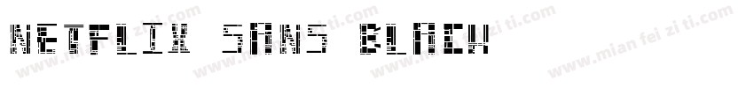 Netflix Sans Black字体转换